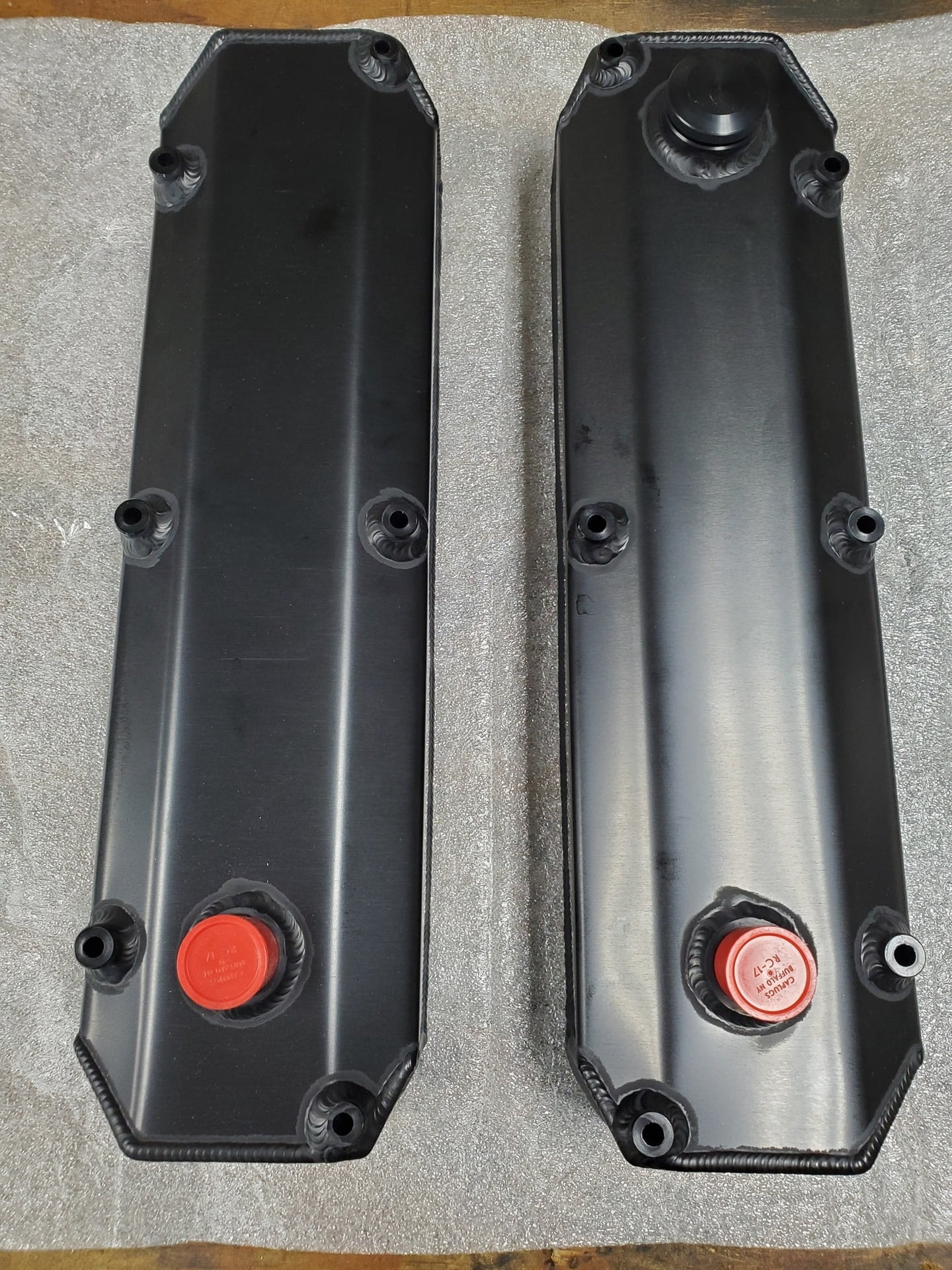 Sbf fabricated valve covers johnson s engine service